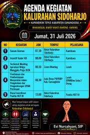 AGENDA 31 JULI 2026